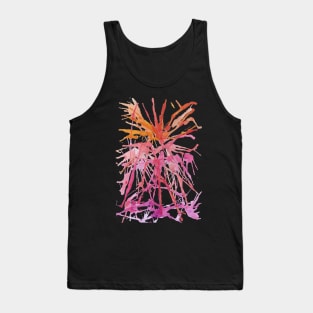 Sunset Splash Doodle Tank Top